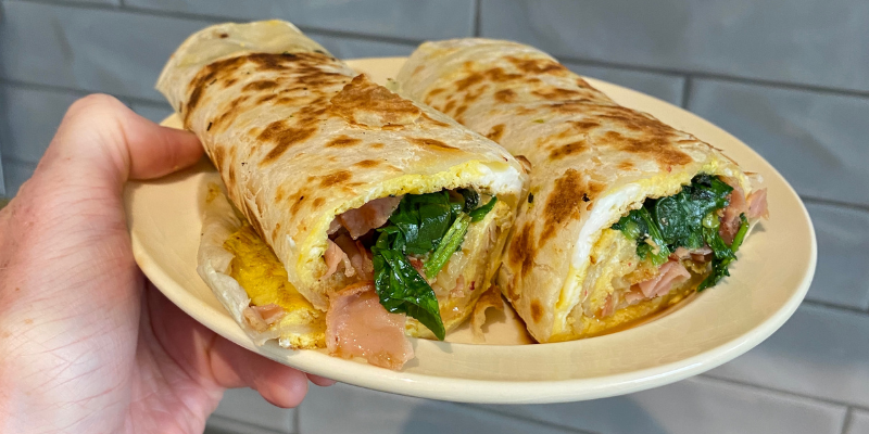 Quick Brekkie Wrap
