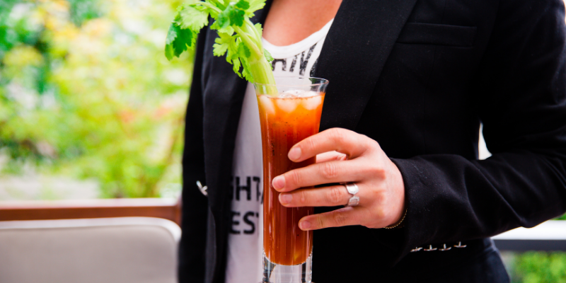 Worcestershire Sauce Cheeky Mary Cocktail Mocktail