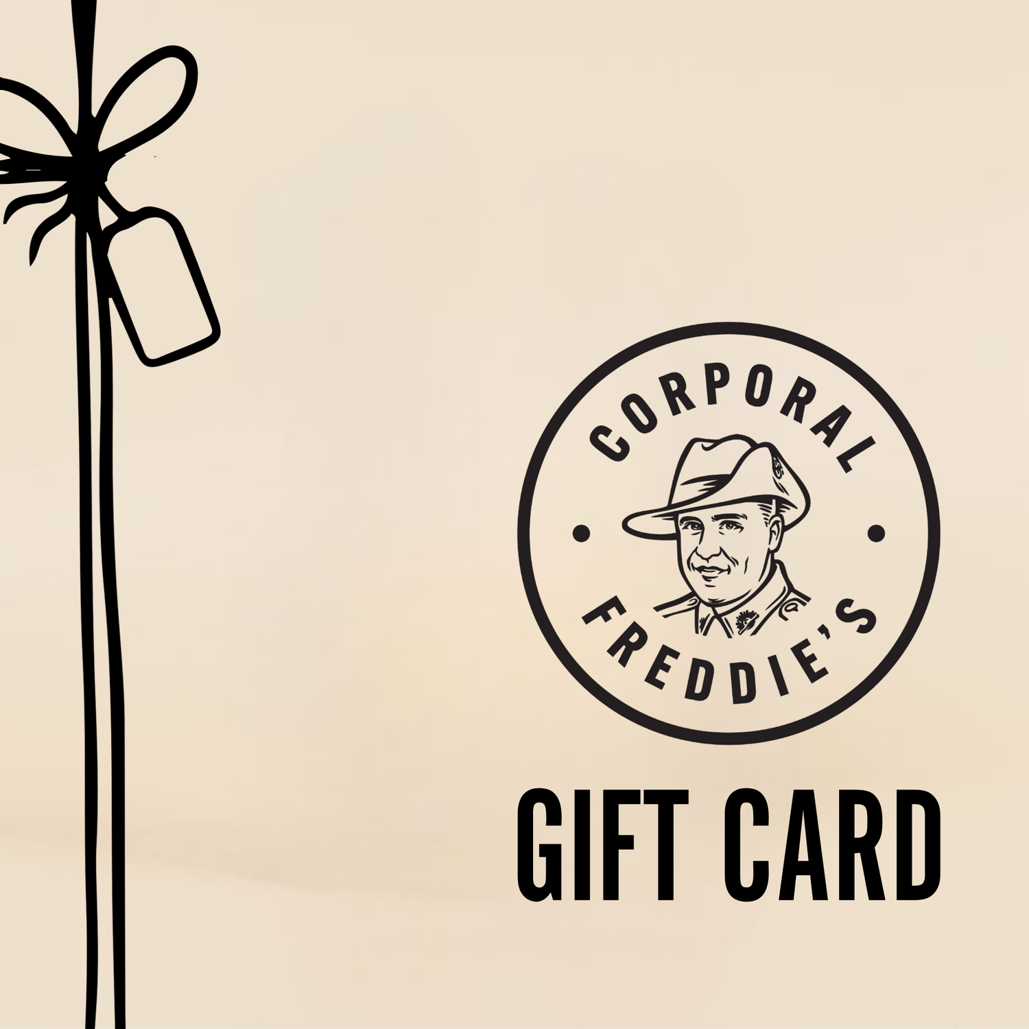 corporal freddie's gift card